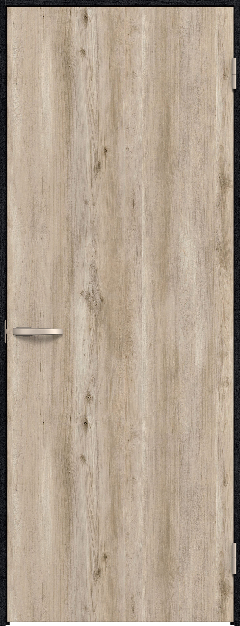 リビングドア　イエリア　片開きドア　扉セット　００デザイン　７３５幅　２０００高　〈スモークグレー柄〉　右開き　空錠　Ｎスタンダード丁番