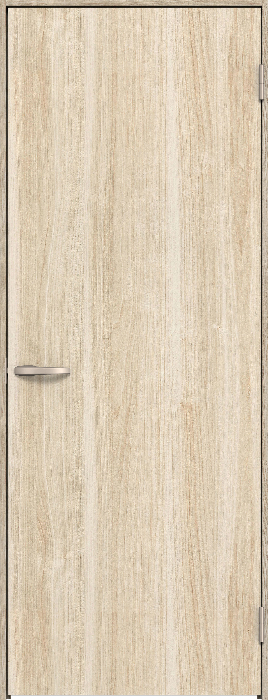 リビングドア　イエリア　片開きドア　扉セット　００デザイン　７３５幅　２０００高　〈コットンベージュ柄〉　右開き　空錠　Ｎスタンダード丁番