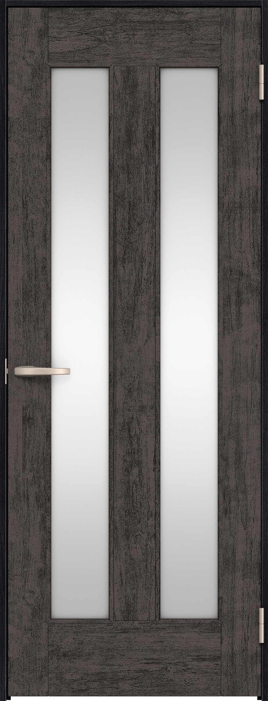 リビングドア　イエリア　片開きドア　扉セット　０６デザイン　８２５幅　２０００高　〈ドライブラック柄〉　右開き　空錠　Ｎスタンダード丁番