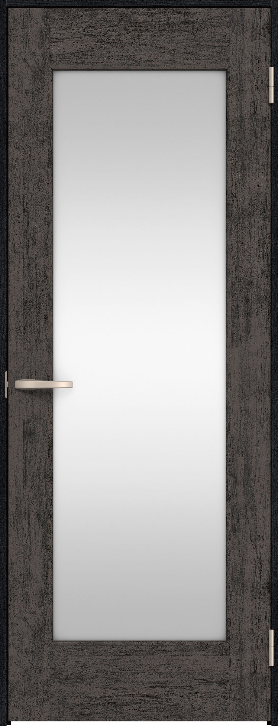 リビングドア　イエリア　片開きドア　扉セット　２１デザイン　７８０幅　２０００高　〈ドライブラック柄〉　右開き　空錠　Ｎスタンダード丁番