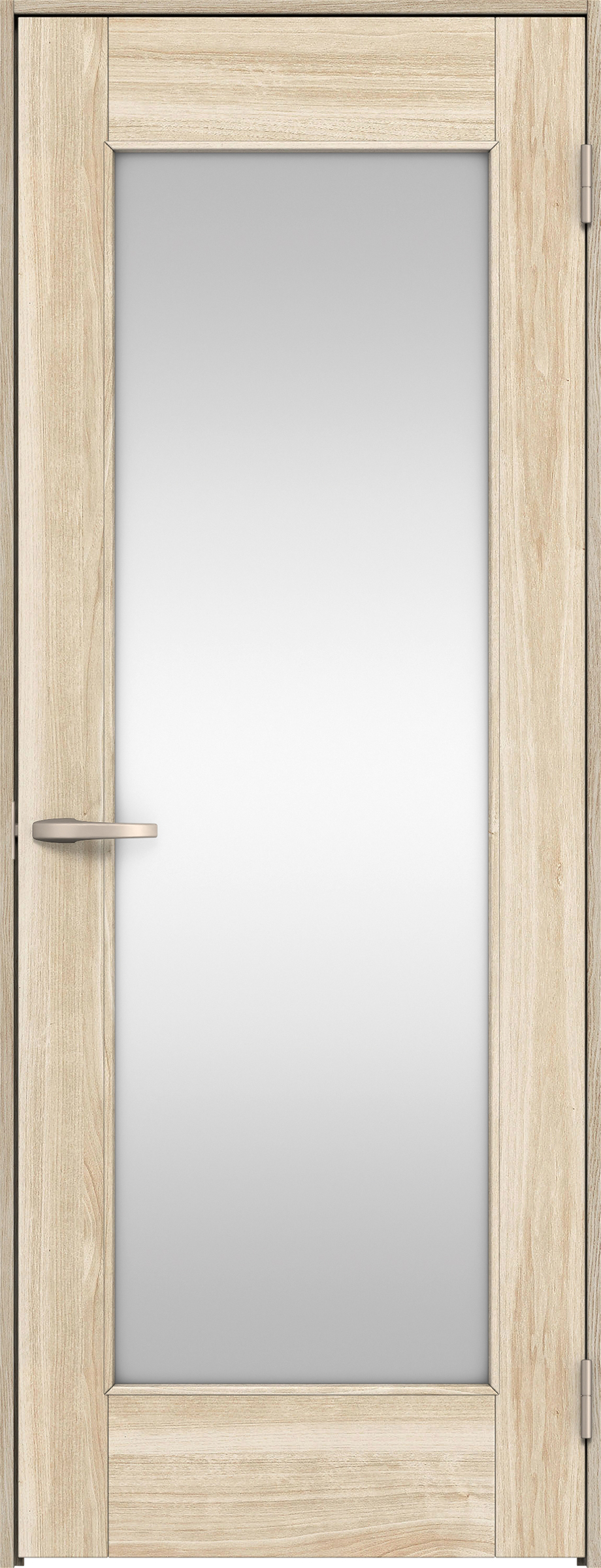 リビングドア　イエリア　片開きドア　扉セット　２１デザイン　７８０幅　２０００高　〈コットンベージュ柄〉　右開き　空錠　Ｎスタンダード丁番