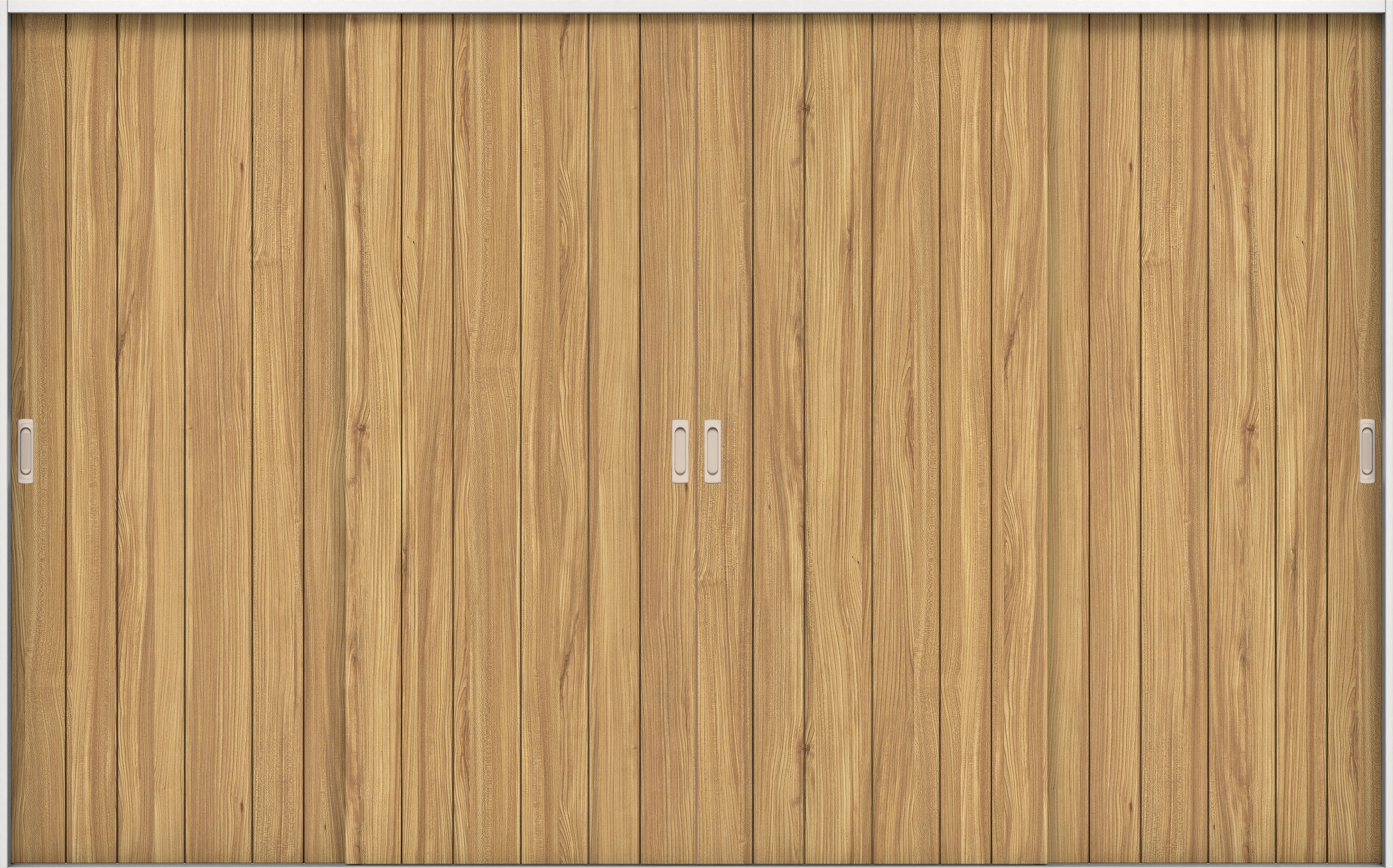 リビングドア　イエリア　引戸・４枚引違　扉セット　０Ｓデザイン　３２６６幅用　２０００高　〈シナモンブラウン柄〉　左右兼用　錠なし　ラクラクローズ付