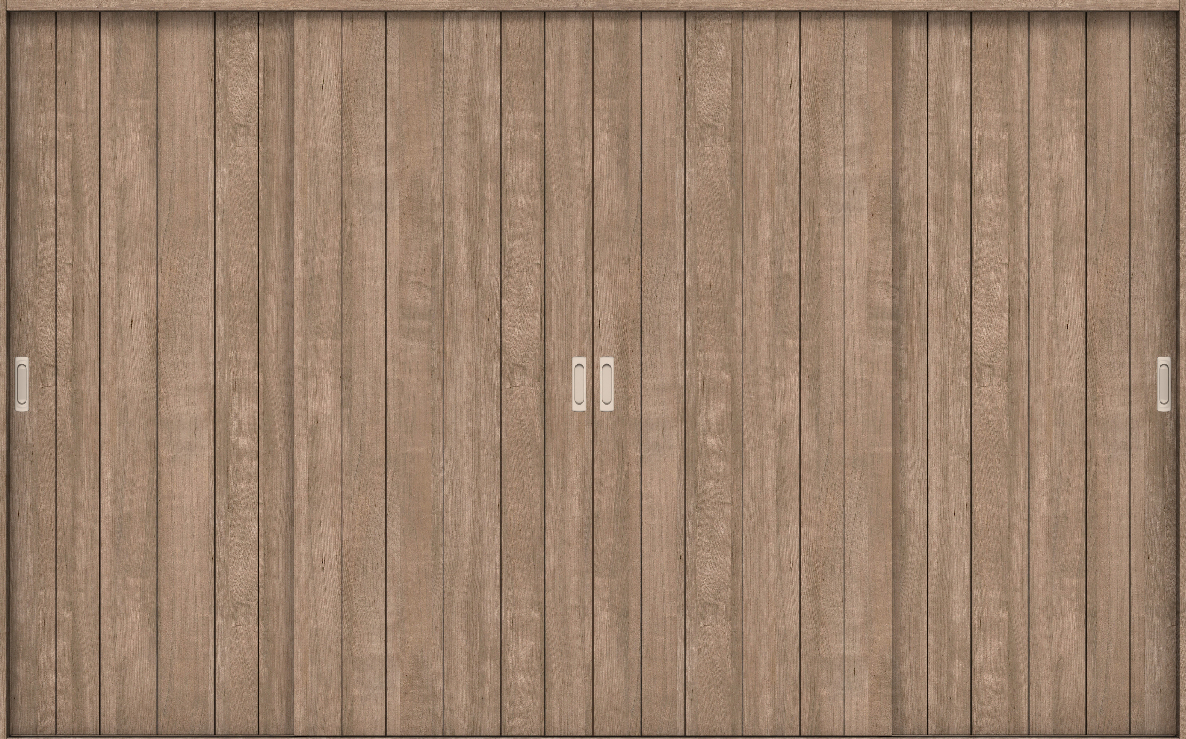 リビングドア　イエリア　引戸・４枚引違　扉セット　０Ｓデザイン　３２６６幅用　２０００高　〈トープグレー柄〉　左右兼用　錠なし　ラクラクローズ付