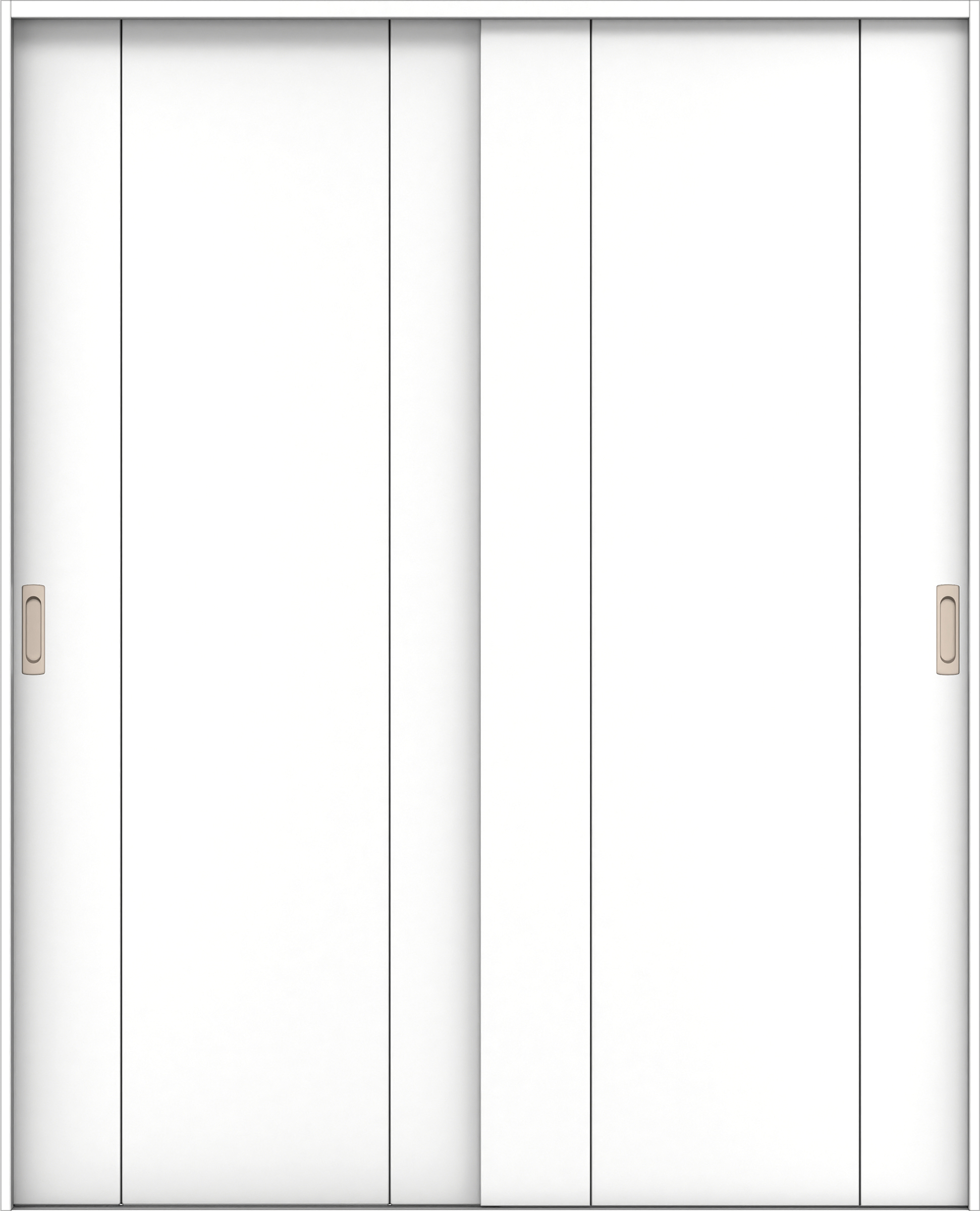 リビングドア　イエリア　引戸・引違　扉セット　１Ｐデザイン　１６４５幅用　２０００高　〈パウダーホワイト柄〉　左右兼用　錠なし　ラクラクローズ付