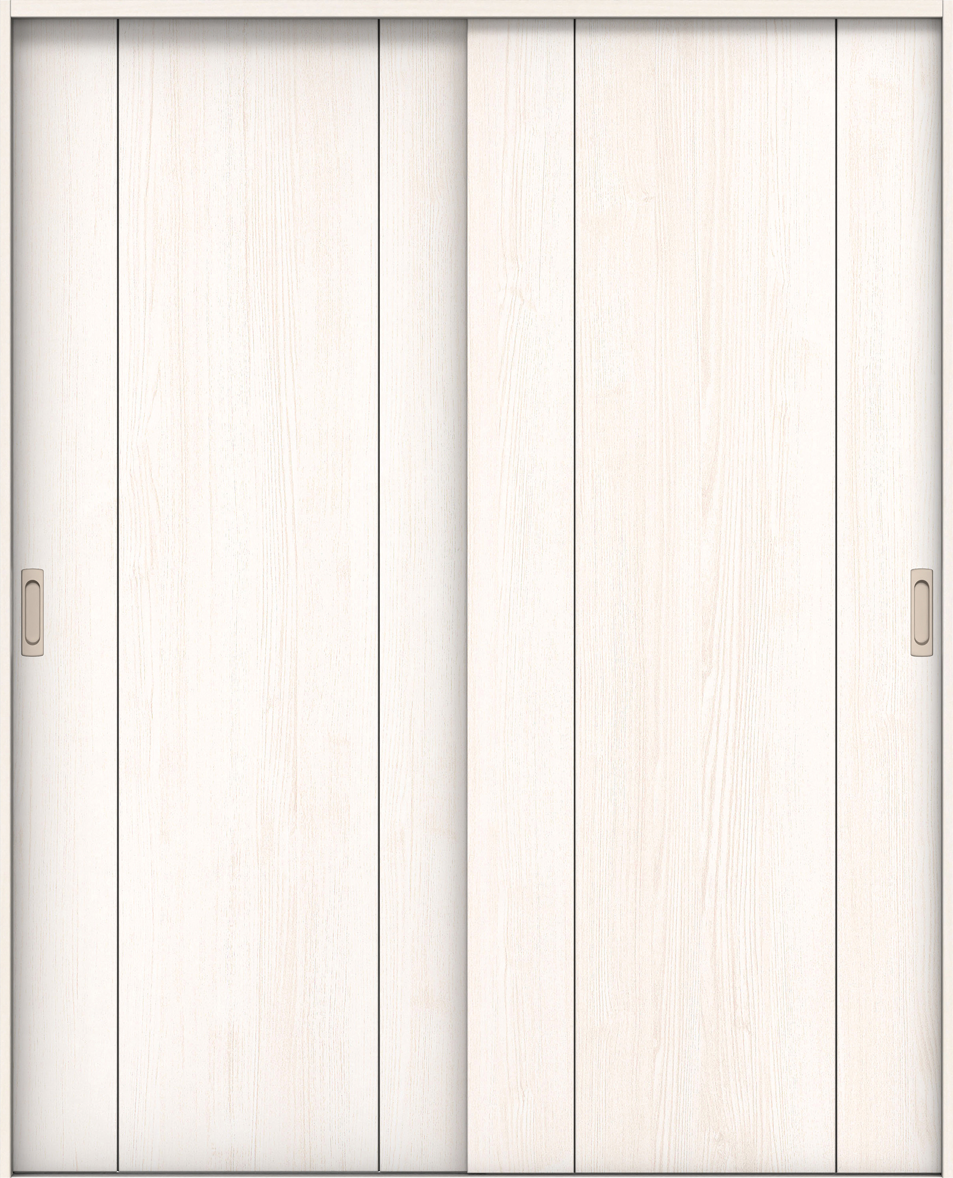 リビングドア　イエリア　引戸・引違　扉セット　１Ｐデザイン　１６４５幅用　２０００高　〈ネオホワイト柄〉　左右兼用　錠なし　ラクラクローズ付