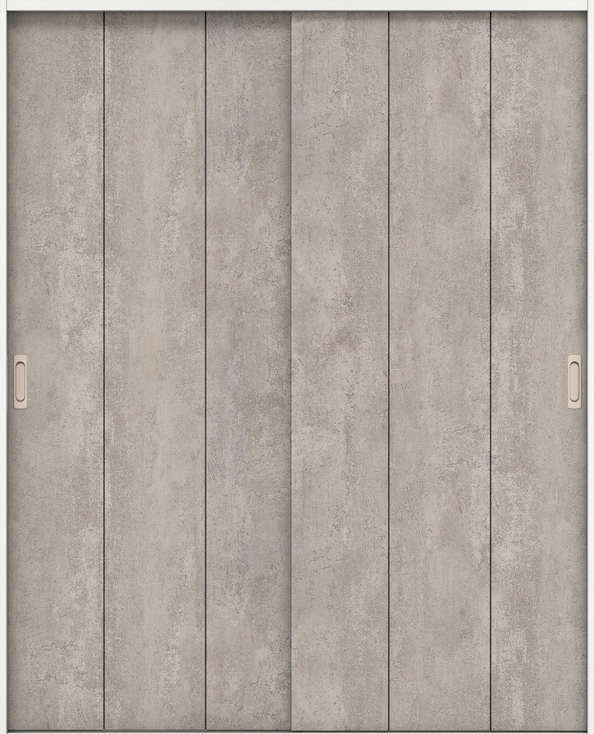 リビングドア　イエリア　引戸・引違　扉セット　Ｇ１デザイン　１７４５幅用　２０００高　〈コンクリートグレー柄〉　左右兼用　錠なし　ラクラクローズ付