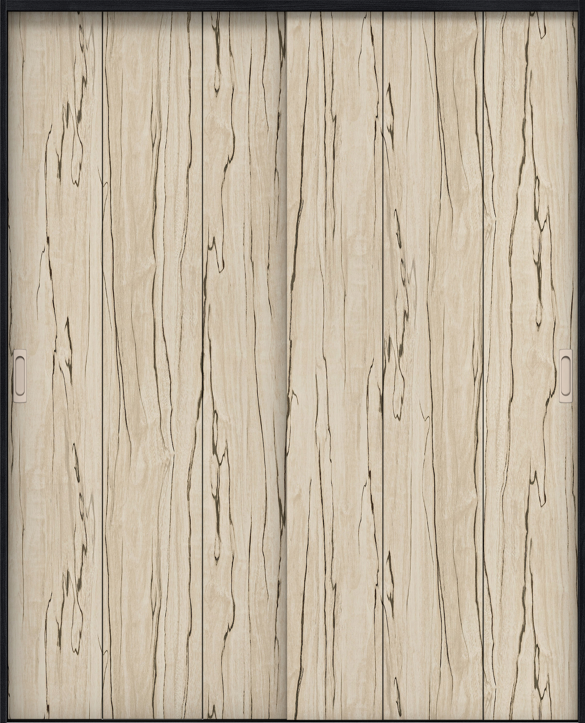 リビングドア　イエリア　引戸・引違　扉セット　Ｇ１デザイン　１７４５幅用　２０００高　〈スロウベージュ柄〉　左右兼用　錠なし　ラクラクローズ付