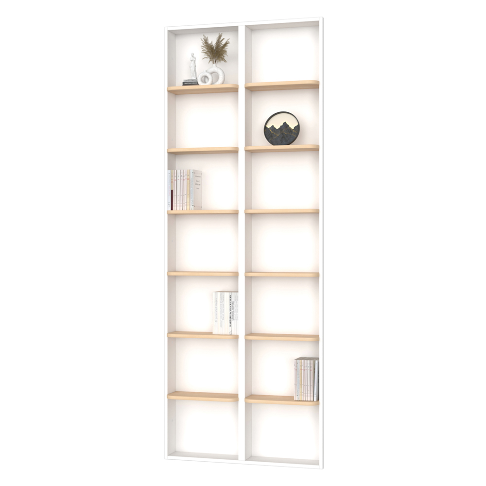 書棚　本棚 本棚 書棚 扉付 CD DVD マガジンラック｜激安アウトレット家具通販