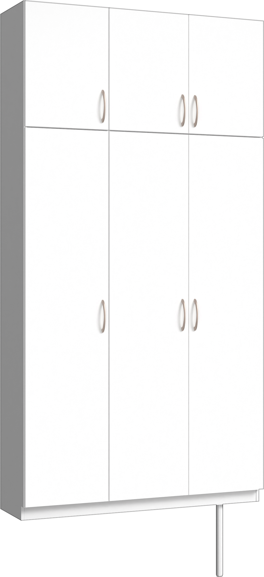 玄関収納　イエリア　開き戸ユニット　フラット縦木目　Ｓ３０　トールＰＬＡＮ　シューズ収納　ウッド扉　１２００幅　〈パウダーホワイト柄〉　ハンドルラウンド型〈Ｔシルバー色〉