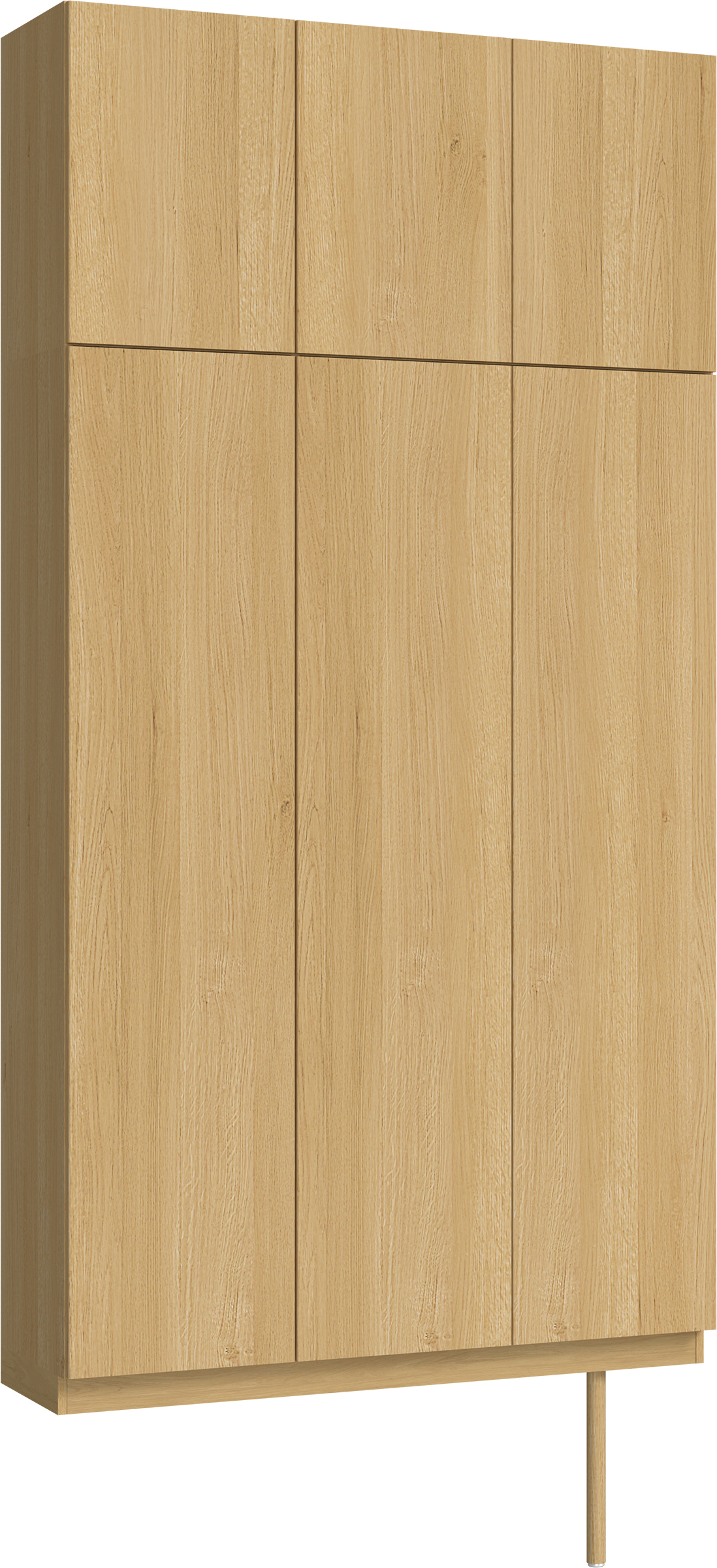 玄関収納　イエリア　開き戸ユニット　フラット縦木目　Ｓ３０　トールＰＬＡＮ　シューズ収納　ウッド扉　１２００幅　〈ライトオーカー柄〉　ハンドルレス