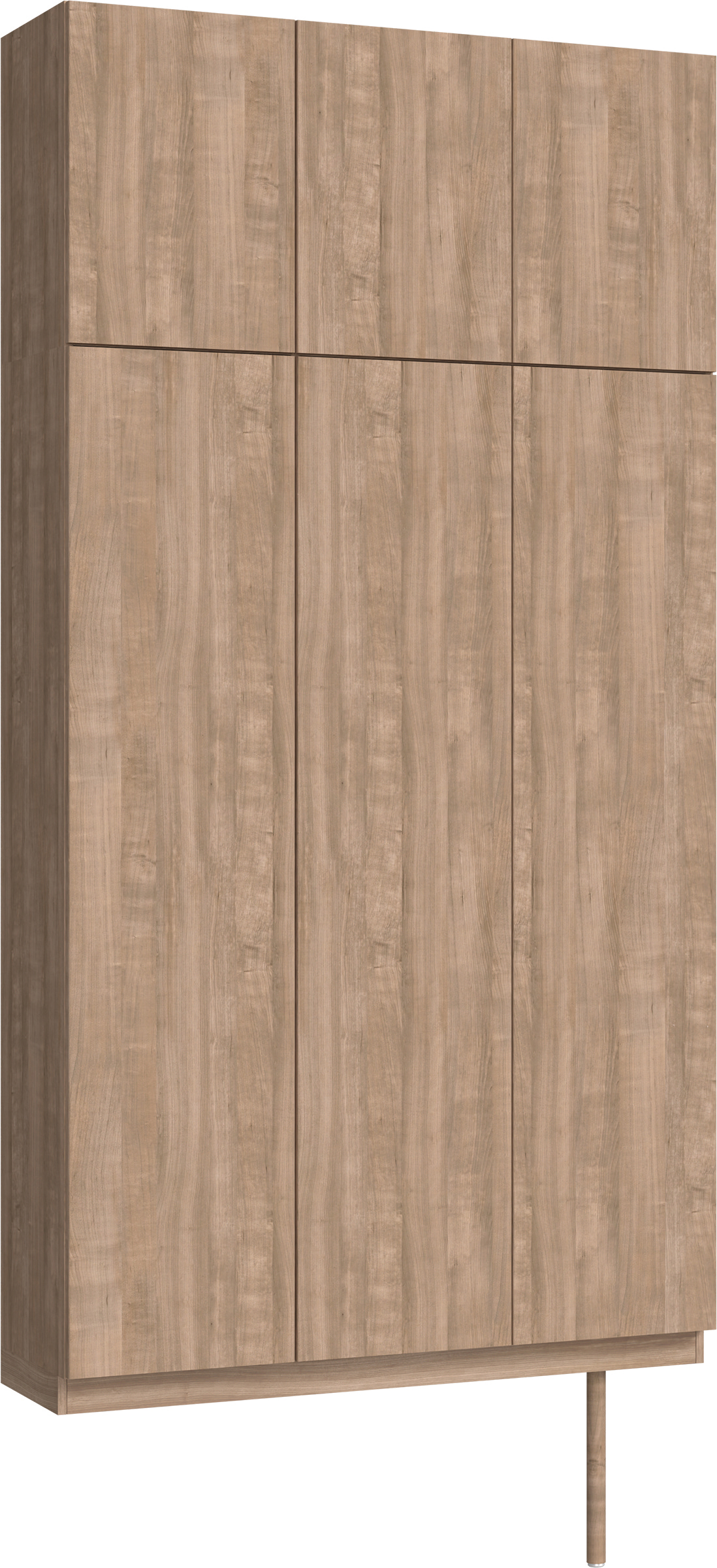 玄関収納　イエリア　開き戸ユニット　フラット縦木目　Ｓ３０　トールＰＬＡＮ　シューズ収納　ウッド扉　１２００幅　〈トープグレー柄〉　ハンドルレス