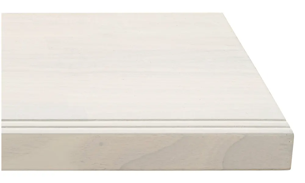 階段部材　集成材タイプ　ハモンド　箱三段廻踏板　９２０　〈ミューズホワイト色〉　左