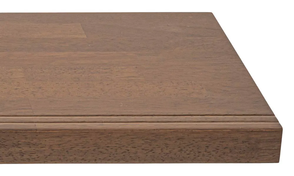 階段部材　集成材タイプ　ハモンド　箱三段廻踏板　９２０　〈トープグレー色〉　右