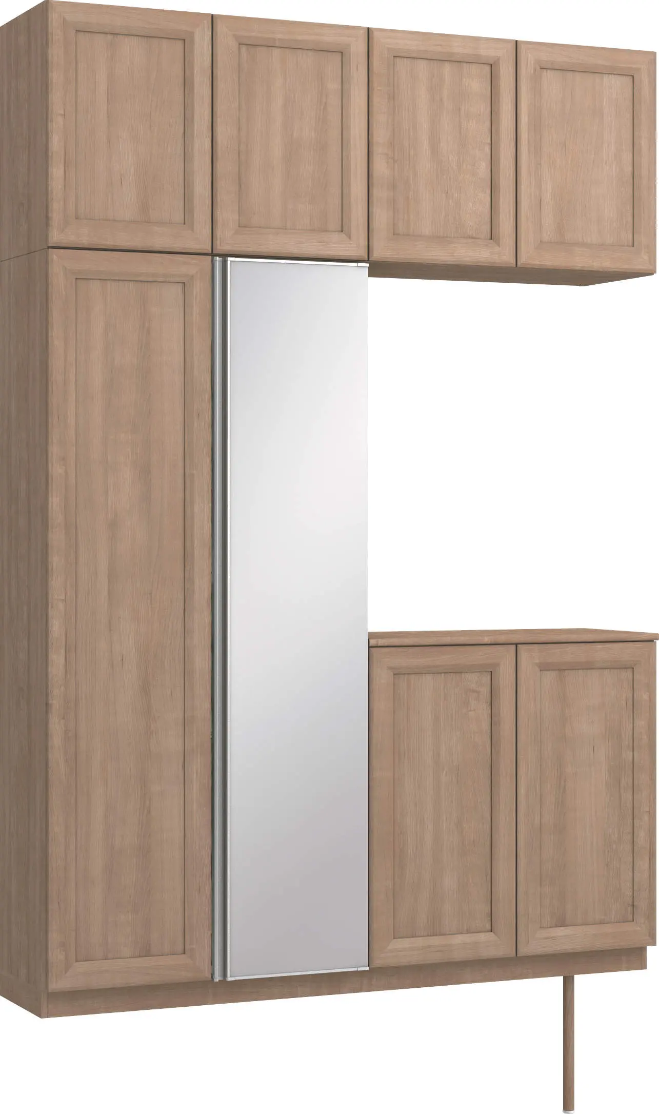 1600幅（シューズ収納800H7片ウッド）