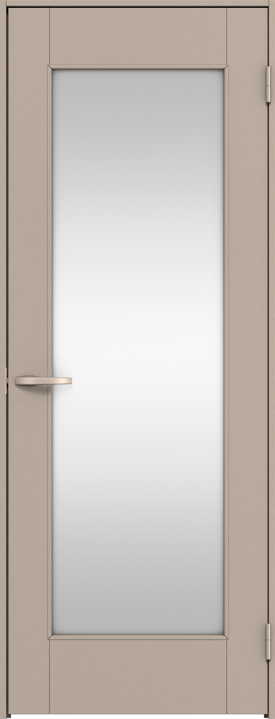 リビングドア　イエリア　片開きドア　扉セット　２１デザイン　７８０幅　２０００高　〈フォググレー柄〉　右開き　空錠　Ｎスタンダード丁番