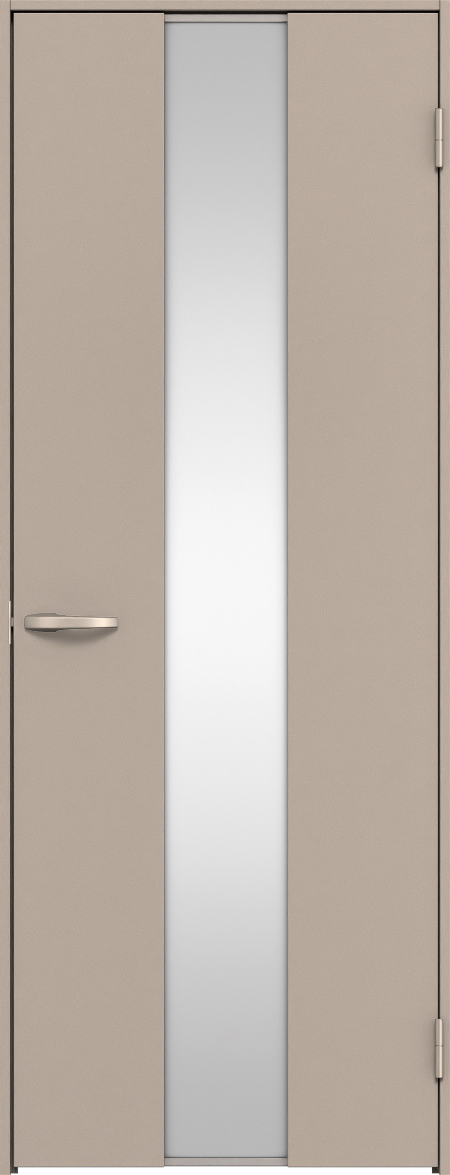 リビングドア　イエリア　片開きドア　扉セット　Ｇ５デザイン　８５０幅　２０００高　〈フォググレー柄〉　右開き　空錠　Ｎスタンダード丁番