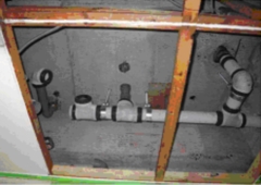 新規排水管の敷設