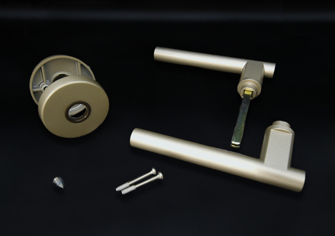 RS用レバーハンドルセット 65デザイン 空錠 Ｔシルバー｜室内ドア 