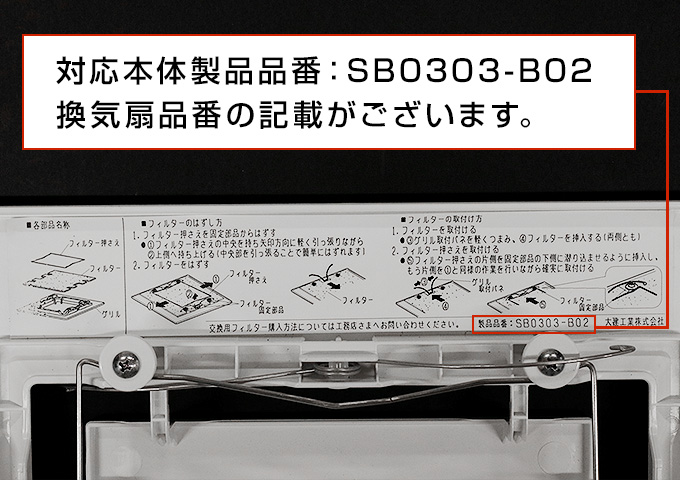 対応本体製品品番