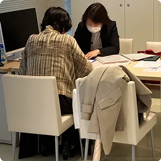 風水相談会の様子