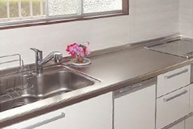 古くなったキッチンスペースをリフォーム!IHコンロに!