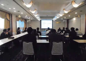 「岡山地域環境対策協議会 総会」における勉強会の様子