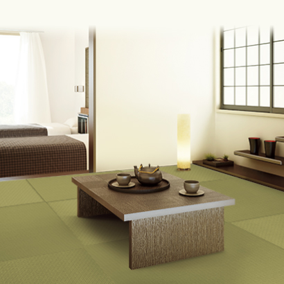 新調・縁無し畳4.5帖 綾波シリーズ 01 銀白色（ぎんぱくしょく）