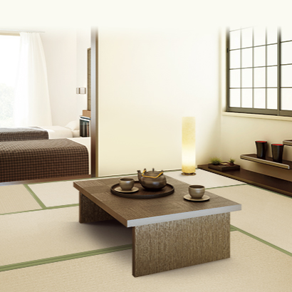 表替え 銀白 市松（ぎんぱくいちまつ）シリーズ｜DAIKEN和紙畳の